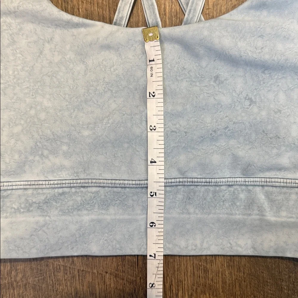 Lululemon Women’s Energy Bra City Grit White Blue Fog Size 6 - Picture 6 of 13